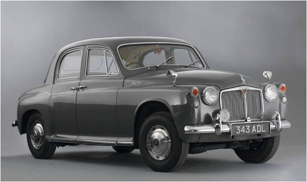 This is the Rover P4 that will be on display inside the Covered Carriage 